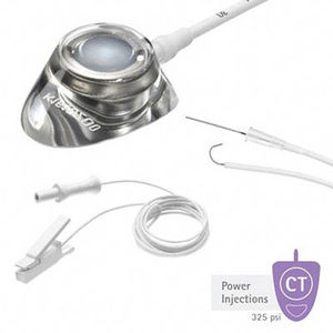 implantable venous port / single-lumen / titanium