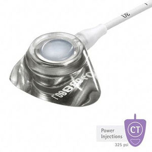 implantable venous port / single-lumen / titanium
