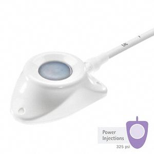 implantable venous port / single-lumen / plastic