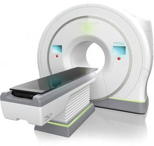 3D conformational radiation therapy linear particle accelerator / with integrated CT scanner / with robotized positioning table