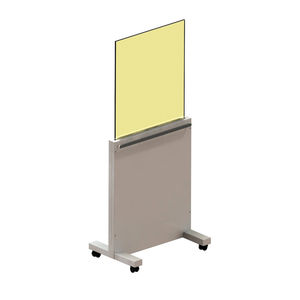 X-ray radiation shielding screen / mobile / with window