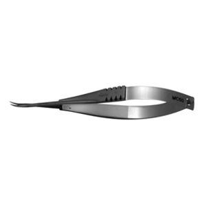 ophthalmic surgery micro scissors / human / curved