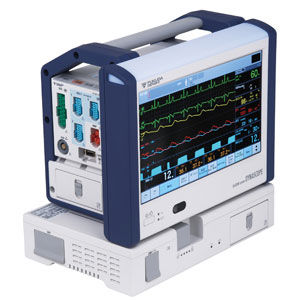 intensive care patient monitor / clinical / transport / ECG