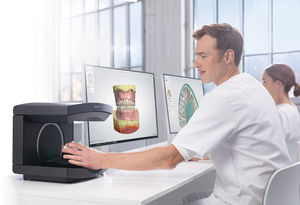 high-speed 3D scanner / for dental laboratories / for orthodontic laboratories / bench-top
