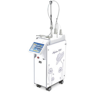 dental laser / Er:YAG / Nd:YAG / trolley-mounted