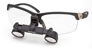 binocular loupe with frames