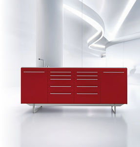 storage cabinet / for dental instruments / for dental clinics / with sink