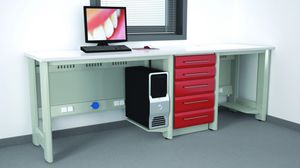 worktop with drawer / modular / for dental laboratories