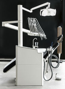 compact dental treatment unit / with delivery system / with light