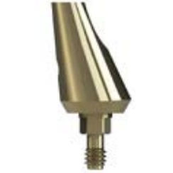angled implant abutment / titanium / external