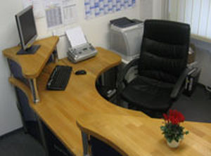 reception desk
