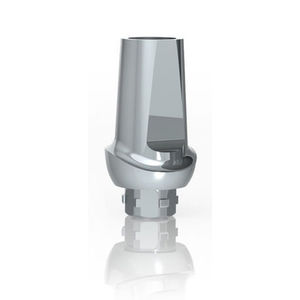 straight implant abutment / anatomical / titanium / internal