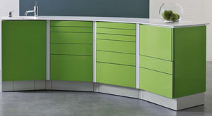 storage cabinet / for dental instruments / for dental clinics / with sink