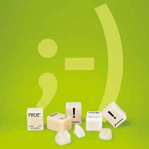 glass ceramic dental material / for dental restorations / CAD/CAM / biocompatible