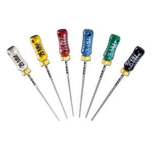 manual endodontic file / Hedstrom / root canal shaping