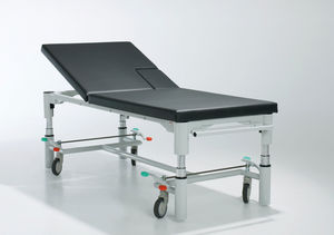 echocardiography examination table / electric / height-adjustable / 2 sections