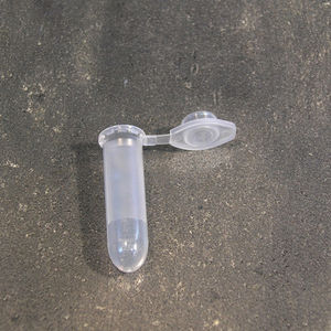 microcentrifuge sample tube / cylindrical / polypropylene