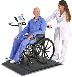 portable platform scales / electronic / for wheelchairs / with LCD display