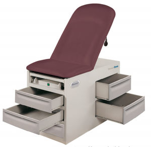pneumatic examination table / with storage unit