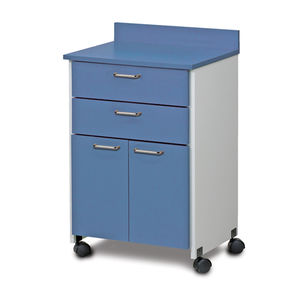 hospital cabinet / with shelf / 2-door / 2-drawer