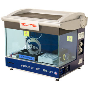 blot transfer sample preparation system / for immunofluorescence assays / ELISA test / automatic