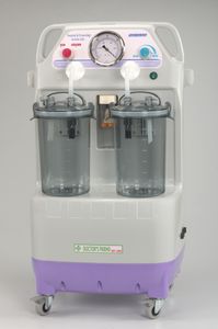 electric surgical suction pump / for gynecology / on casters