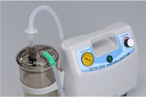electric surgical suction pump / for drainage / portable