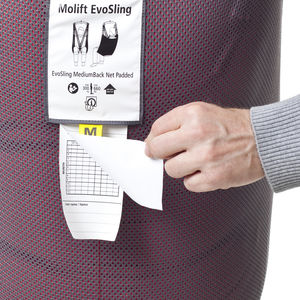 patient lift sling / with head support