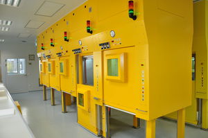 stainless steel shielded cell / for radiopharmacy / for research and development