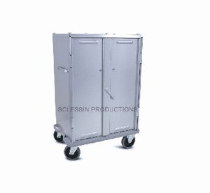 dispensing cabinet / hospital / with basket / 2-door