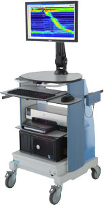 intensive care patient monitor / gastro-esophageal pressure / on casters / computer-based