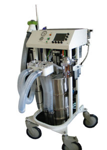 veterinary anesthesia workstation / with gas blender