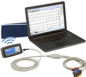 cardiac stress test equipment / trolley-mounted / with treadmill