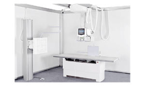 radiography system / digital / for multipurpose radiography / with ceiling-mounted telescopic tube stand