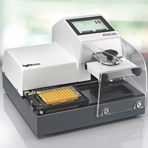 automated microplate washer / for scientific research / for molecular and cellular biology / for ELISA