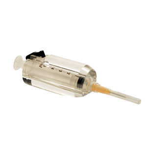 radioactive isotopes injection syringe / shielded