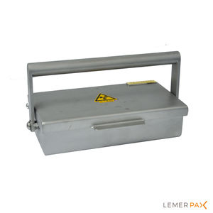 radioactive material transport medical suitcase / stainless steel