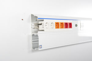horizontal bed head unit / wall-mounted