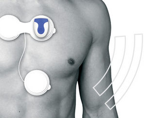 ambulatory patient monitor / emergency / ECG / wearable