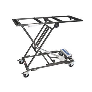 transfer trolley / handling / coffin / height-adjustable