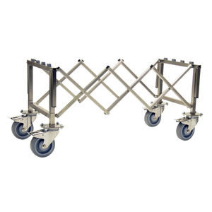 transport trolley / coffin / extendable / folding