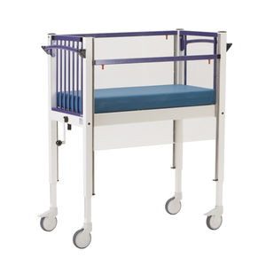 pediatric bed / hospital / manual / height-adjustable