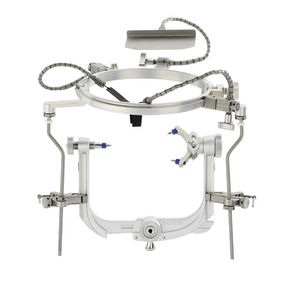 brain retractor / surgical / stainless steel