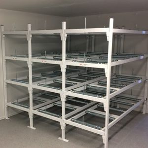 modular shelving unit / mortuary / open-structure