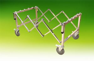 mortuary trolley / for caskets / extendable