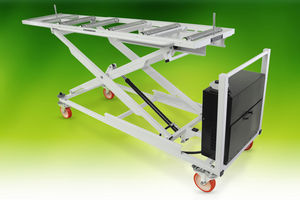 mortuary trolley / loading / for caskets / bariatric