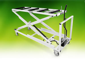 storage trolley / loading / mortuary / for caskets