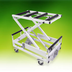 mortuary trolley / unloading / for caskets / bariatric