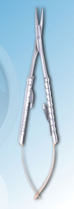 microsurgery needle holder / for dental surgery / Castroviejo / tungsten carbide