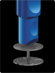 non-absorbable cranial fixation system